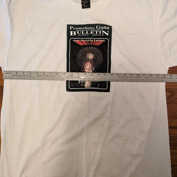 Vintage 1993 pyrotechnics tee shirt - Picture 3 of 5